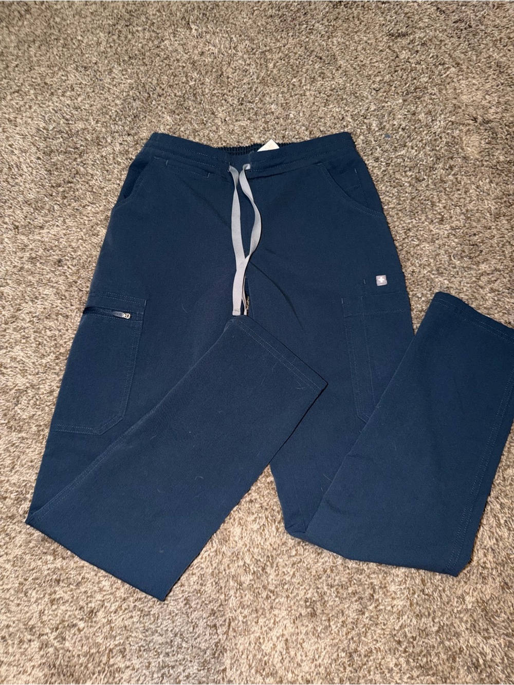 Figs women's Navy yola skinny scrub pants xxs
